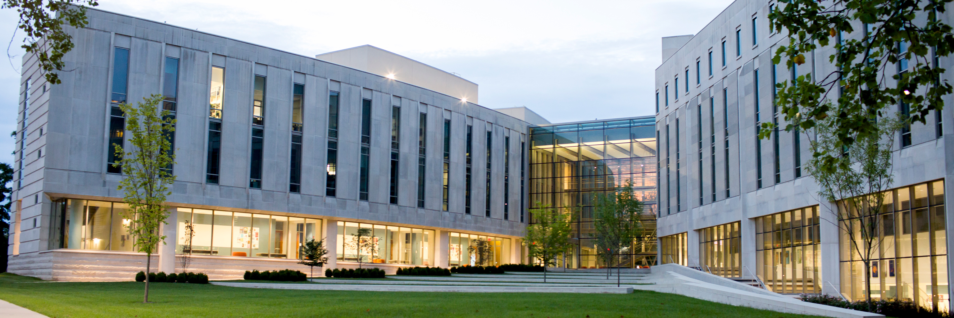 Exterior view of the Global and International Studies Building.