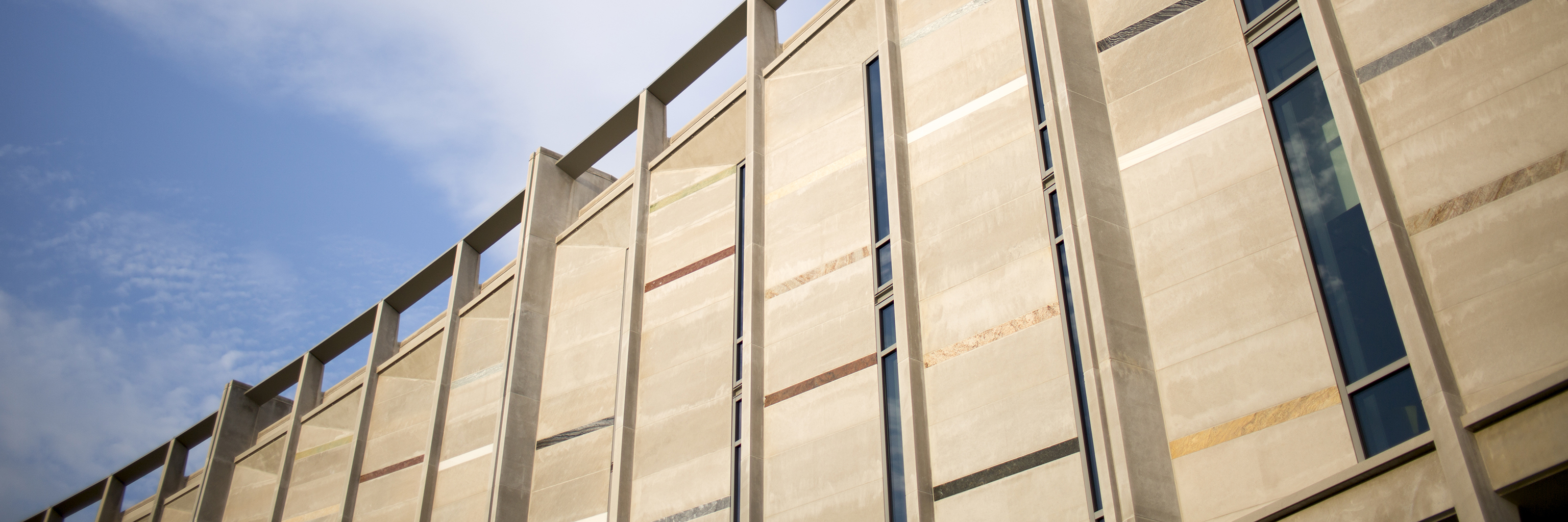 Exterior view of the Global and International Studies Building.